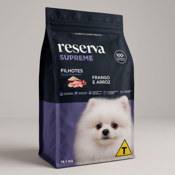 Ração Filhote Raças Pequenas Reserva Supreme Super Premium 10,1 kg ...