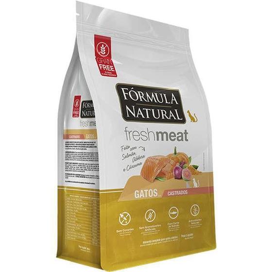 Imagem de Ração Fórmula Natural Fresh Meat Gatos Castrados Salmão 1Kg