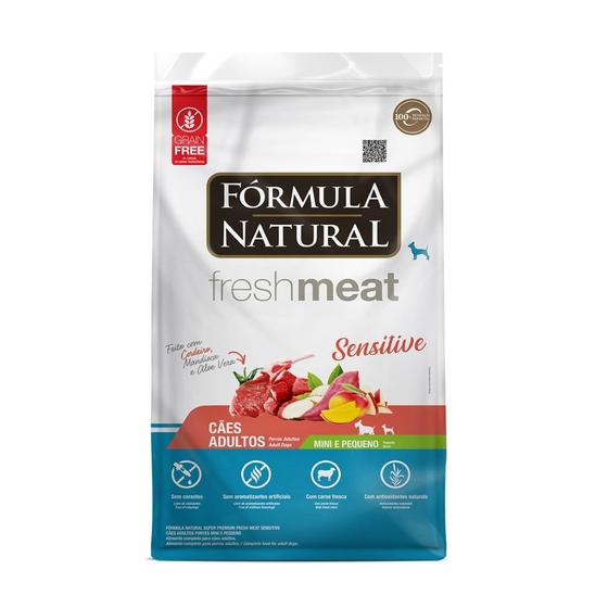 Imagem de Ração Fórmula Natural Fresh Meat Sensitive Cães Adultos Pequeno sabor Cordeiro 2,5 Kg
