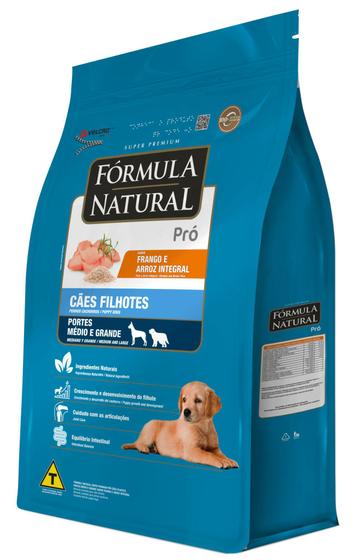 Imagem de Ração Formula Natural Pró Filhote Raça Médio e Grande 15 kg