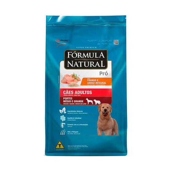 Ração Fórmula Natural Pró Super Premium Cães Adultos Raças Médias e Grandes Frango e Arroz Integral 15 kg Menor preço em Ração Fórmula Natural Pró Super Premium Cães Adultos Raças Médias e Grandes Frango e Arroz Integral 15 kg