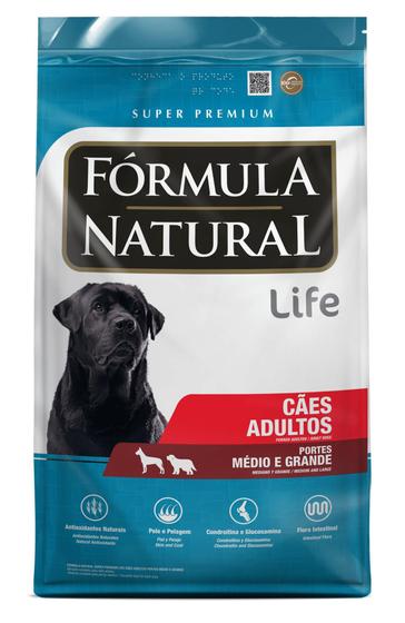 Imagem de Ração Fórmula Natural Super Premium Life Cães Adultos Portes Médio E Grande 15 kg