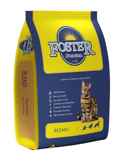 Imagem de Ração Foster Cats Blend Para Gatos Adulto 8kg