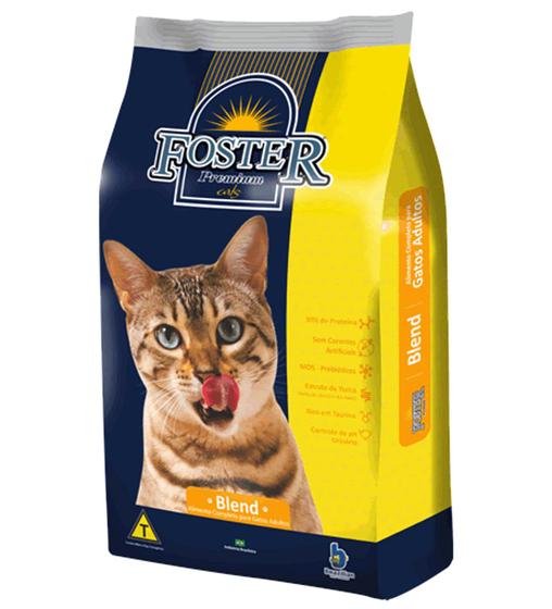 Ração Foster Cats Blend Para Gatos Adulto 8kg Menor preço em Ração Foster Cats Blend Para Gatos Adulto 8kg