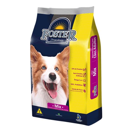 Ração Foster Mix para Cães Adultos 12kg Menor preço em Ração Foster Mix para Cães Adultos 12kg