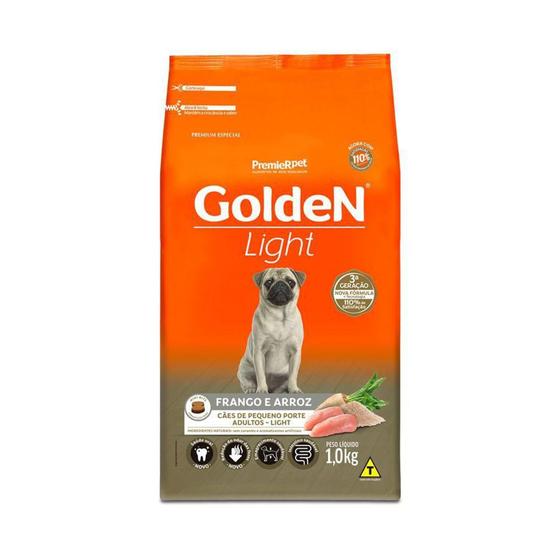 Imagem de Ração Golden Adulto Mini Bits Light Frango e Arroz -  3 Kg