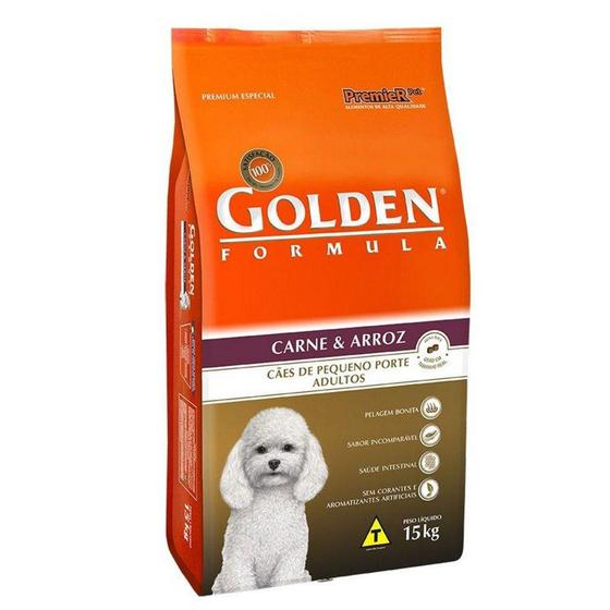 Imagem de Ração Golden Cães Mini Bits - Carne - 15kg