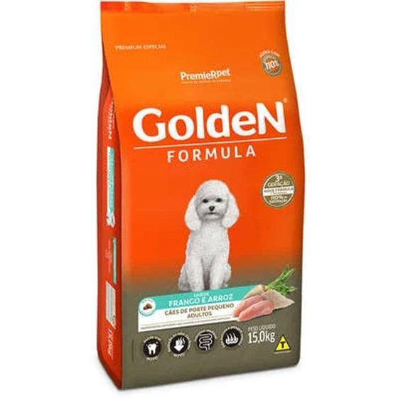Imagem de Ração Golden Cão Adulto Raças Pequenas Frango e Arroz 10,1 kg