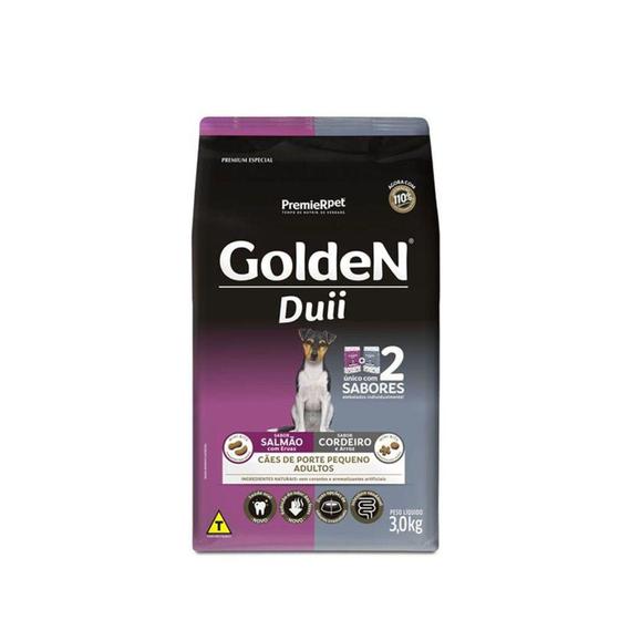 Ração Golden Duii Cães Adultos Porte Pequeno Salmão e Cordeiro Menor preço em Ração Golden Duii Cães Adultos Porte Pequeno Salmão e Cordeiro