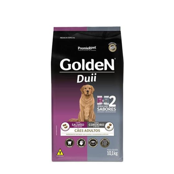 Ração Golden Duii Cães Adultos Salmão E Cordeiro 10,1 Kg Menor preço em Ração Golden Duii Cães Adultos Salmão E Cordeiro 10,1 Kg