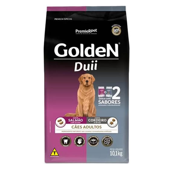 Ração Golden Duii Cães Adultos Salmão E Cordeiro - 10,1kg Menor preço em Ração Golden Duii Cães Adultos Salmão E Cordeiro - 10,1kg