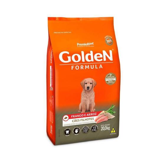 Imagem de Ração Golden Filhote Sabor Frango E Arroz Cães 15Kg