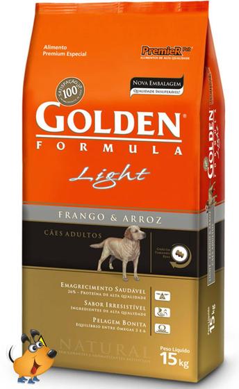 Imagem de Ração Golden Formula Adultos Light 15 kg - PremieR Pet