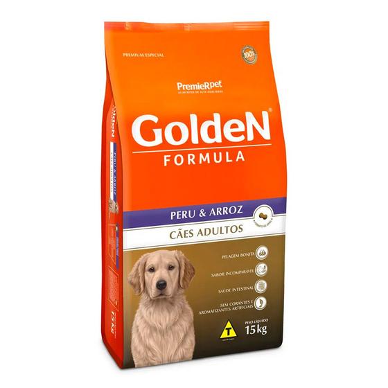 Ração Golden Fórmula Cães Adultos Peru E Arroz - 15kg é boa?