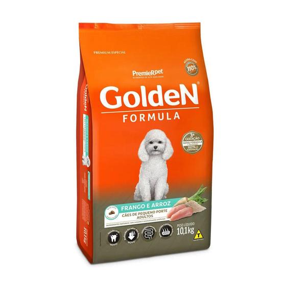 Imagem de Ração Golden Fórmula Cães Adultos Raças Pequenas e Mini Frango 10,1kg