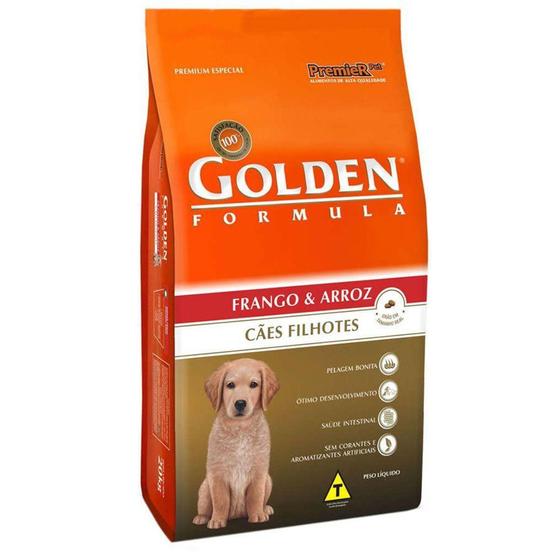 Imagem de Ração Golden Formula Cães Filhotes Frango e Arroz 3kg - Premier pet