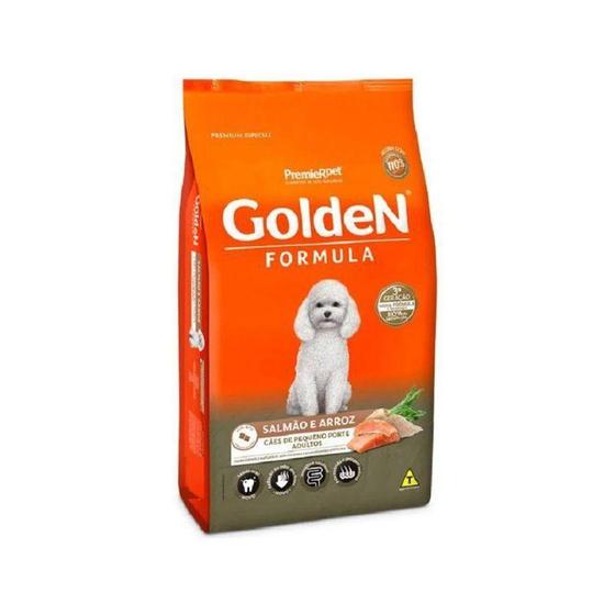 Imagem de Ração Golden Formula Cães Pequeno Porte Adultos Salmão e Arroz 3kg