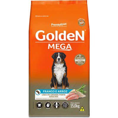 Ração Golden Fórmula Mega Para Cães Adultos 15KG Menor preço em Ração Golden Fórmula Mega Para Cães Adultos 15KG