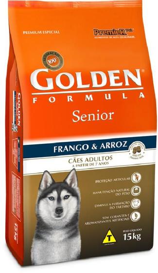 Imagem de Raçao Golden Formula Senior Frango E Arroz 15 Kg