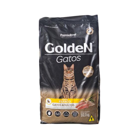 Imagem de Ração Golden Gatos Adultos Frango 10,1Kg