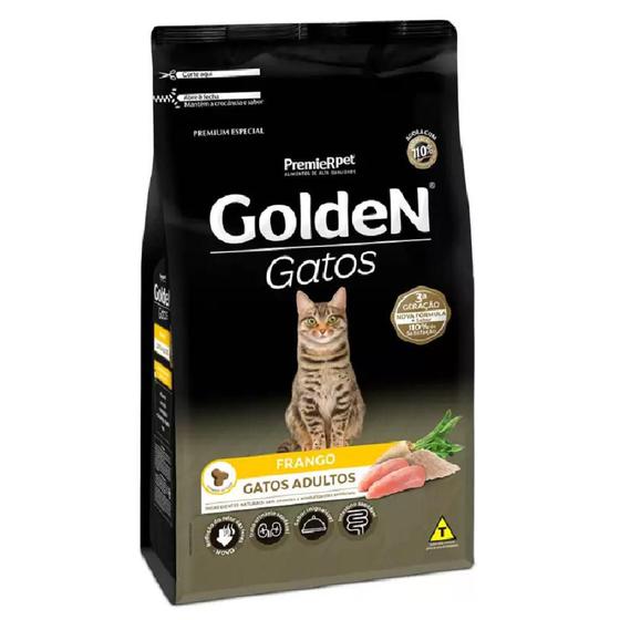 Imagem de Ração Golden Gatos Adultos Frango 1Kg