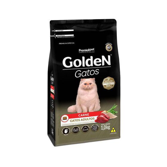 Imagem de Ração Golden Gatos Castrados Carne -  1 Kg