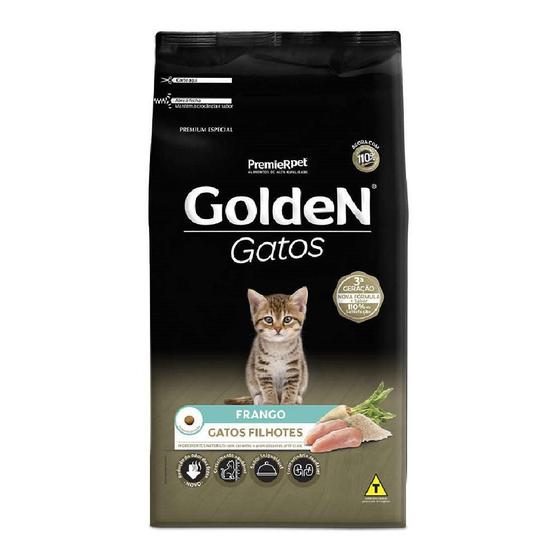 Imagem de Ração Golden Gatos Filhotes Frango 1kg - Premium Especial