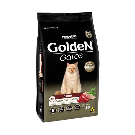 Imagem de Ração Golden Gatos para Castrados Sabor Carne