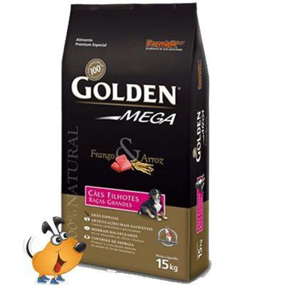 Imagem de Ração Golden Mega Filhotes 15 kg - PremieR Pet