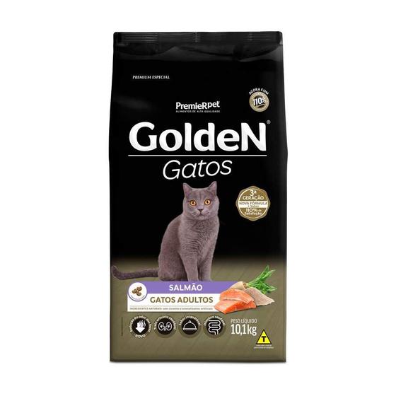 Imagem de Ração golden para gatos adultos sabor salmão