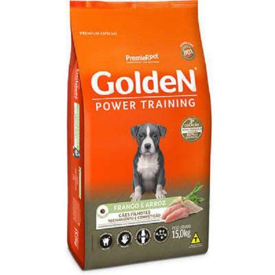 Imagem de Ração Golden Power Training Cães Filhotes Frango e Arroz 15 kg - Premier