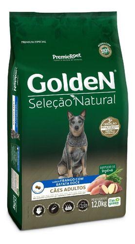 Imagem de Ração Golden Seleção Natural Cães Adultos Batata Doce 12kg
