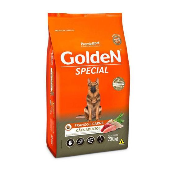 Ração Golden Special Cães Adultos Frango & Carne20kg Menor preço em Ração Golden Special Cães Adultos Frango & Carne20kg