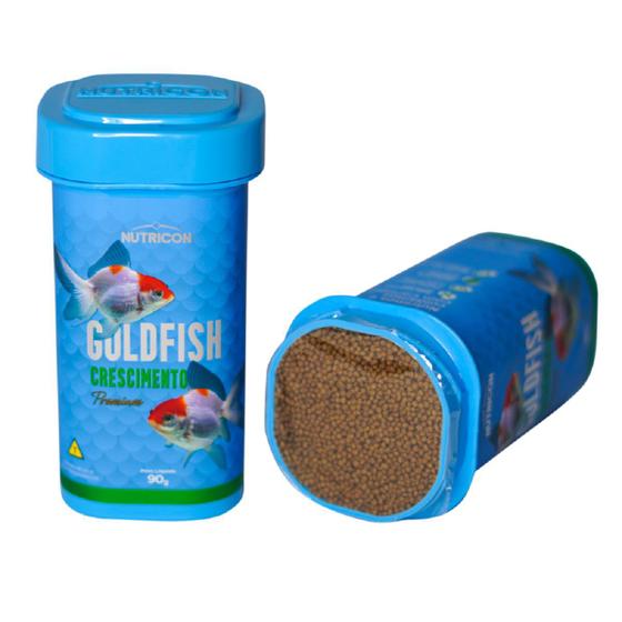 Imagem de Ração GoldFish Crescimento 90g Peixes Kinguio Premium