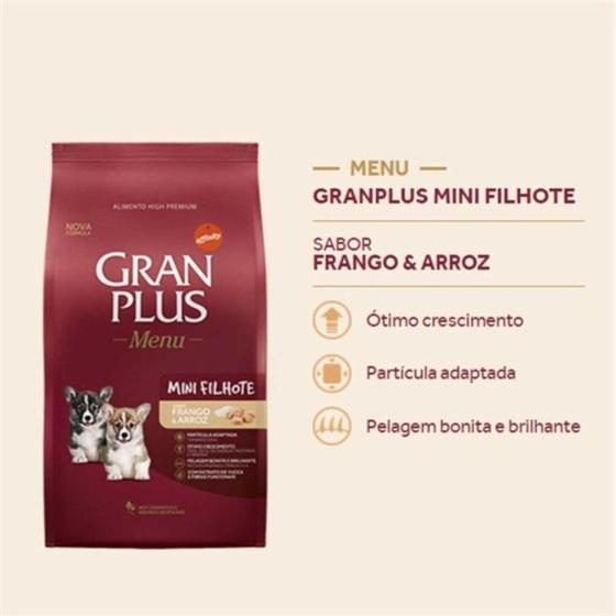 Imagem de Ração GRAN PLUS Cães Filhotes Raças Mini 1kg - Gran Plus Affinity