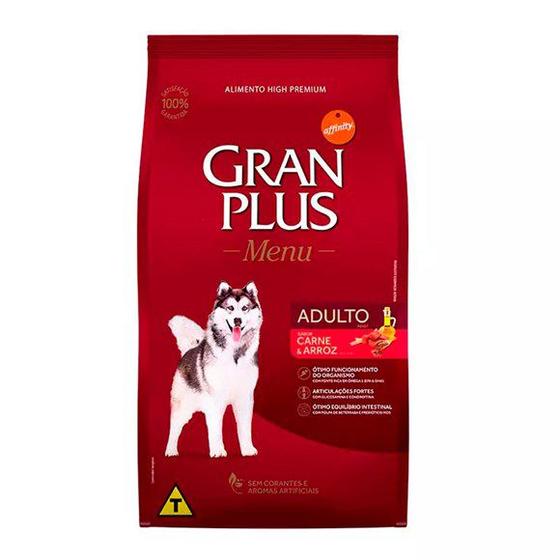 Ração Gran Plus Cães Menu Adultos Carne e Arroz - 15Kg é boa?