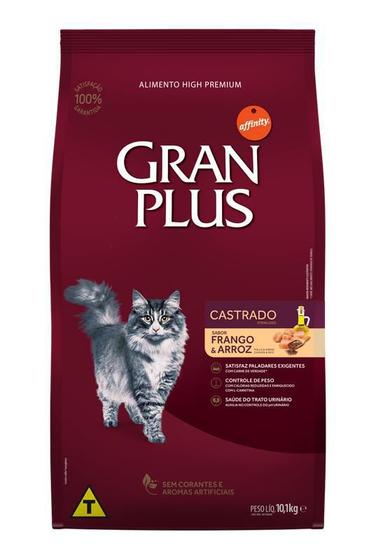 Ração Gran Plus Gatos Castrados Frango E Arroz 10kg é ruim? Ração Gran Plus Gatos Castrados Frango E Arroz 10kg é boa?