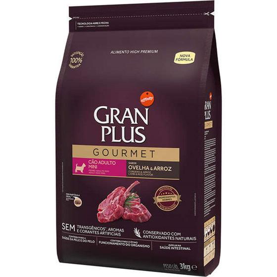 Ração Gran Plus Gourmet Cães Adultos Miniaturas e Pequenos Ovelha e Arroz (3 kg) - Affinity Guabi é boa?