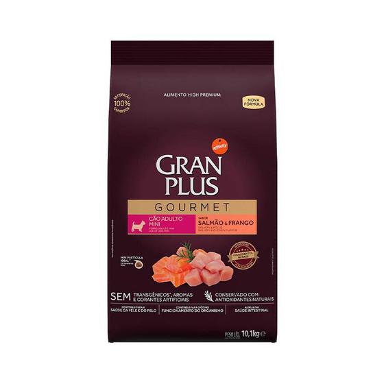 Ração Gran Plus Gourmet Cães Adultos Raças Mini Salmão e Frango - 10,1Kg é boa?
