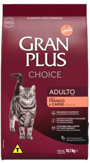 Imagem de Ração Granplus Choice Frango E Carne Para Gatos Adultos