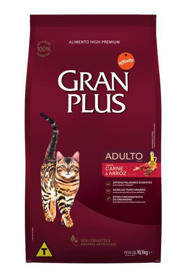 Imagem de Ração Granplus Gato Castrado Carne & Arroz 10,1Kg