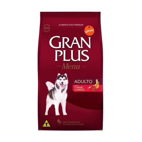 Racao granplus menu adulto carne e arroz 15kg - Guabi Menor preço em Racao granplus menu adulto carne e arroz 15kg - Guabi