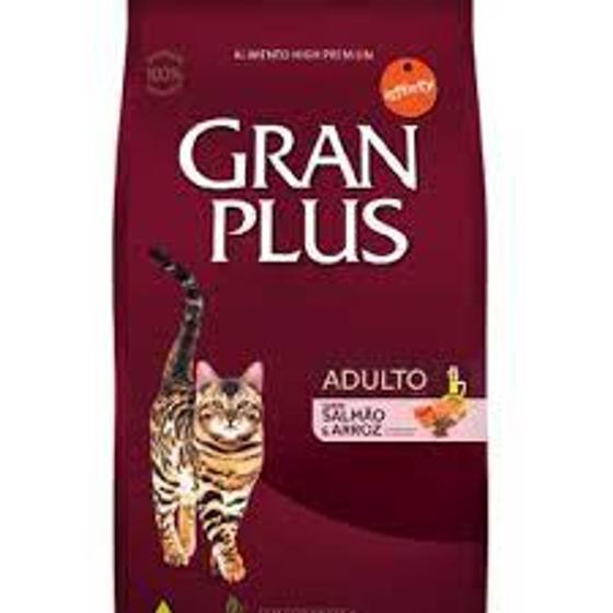 Ração Granplus para Gatos Adultos sabor Salmão e Arroz - 10,1kg - Gran Plus Menor preço em Ração Granplus para Gatos Adultos sabor Salmão e Arroz - 10,1kg - Gran Plus
