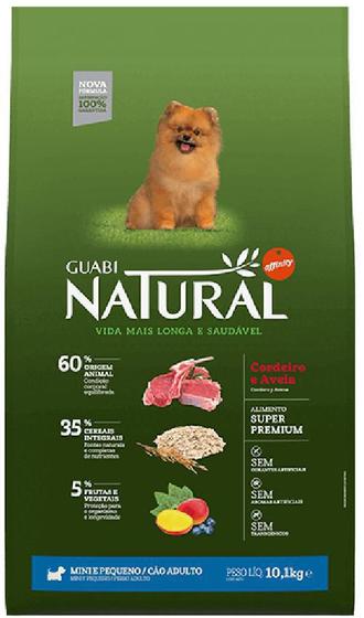 Imagem de Ração Guabi Natural Caes Adultos Mini Cordeiro Aveia 10Kg