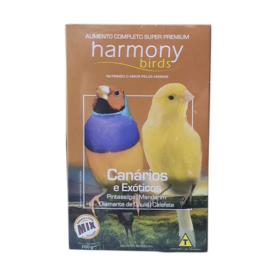 Imagem de Ração Harmony Birds Canários e Exóticos Mix 300g