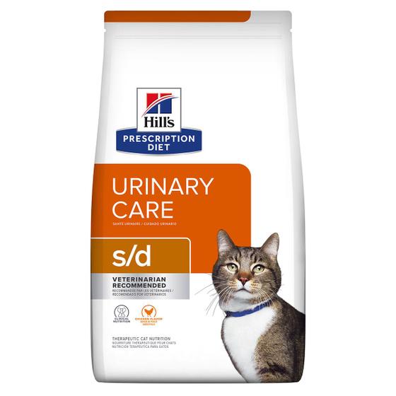 Imagem de Ração Hill s Prescription Diet S/D Gatos Adultos Cuidado Urinário 1,8kg
