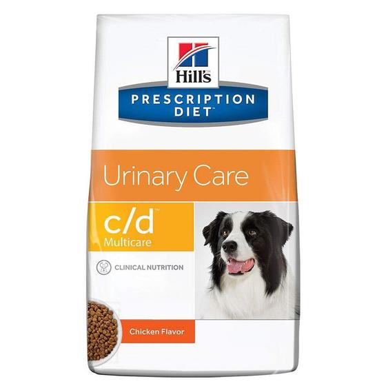 Imagem de Ração Hills Prescription Diet C/D Multicare Cuidado Urinário Para Cães Adultos Com Doenças Urinárias - 3,8kg