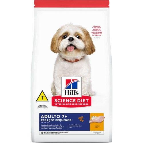 Imagem de Ração Hills Science Diet Pedaços Pequenos Cães Adultos 7+ Raças Pequenas Frango 6kg