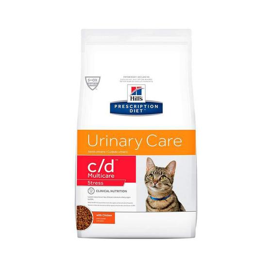 Imagem de Ração Hills Urinário Care c/d para Gatos Adultos - 1,8kg