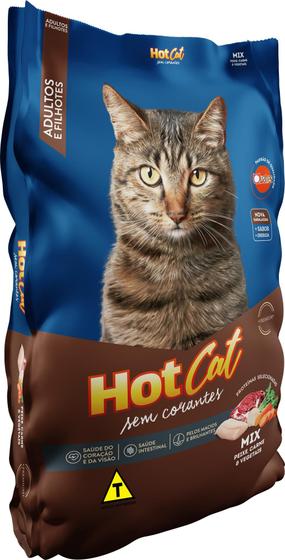 Imagem de Ração Hot Cat Mix Sem Corantes Gatos 10,1 kg
